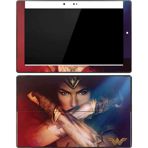 DC Comics Wonder Woman Profile Character Poster Surface Pro Tablet Skin